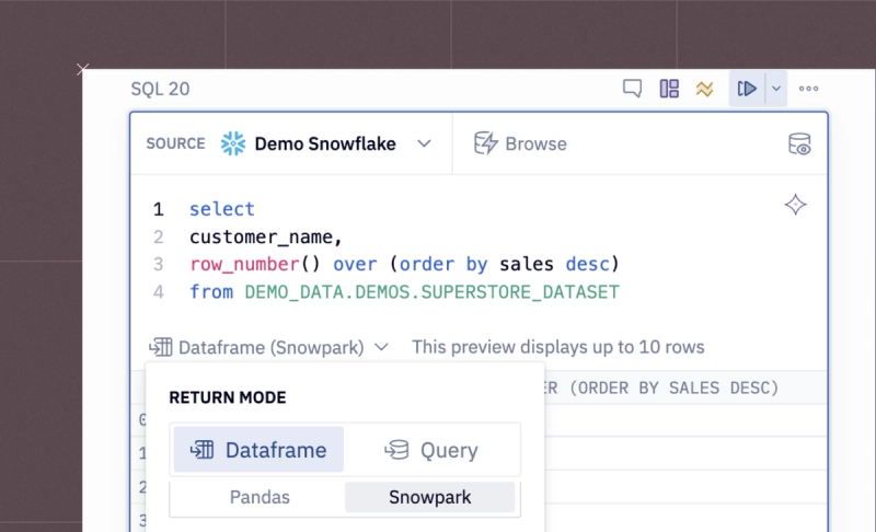 Data Science with Snowpark