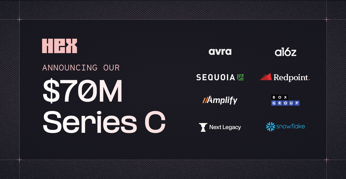 Announcing our $70M Series C | Hex