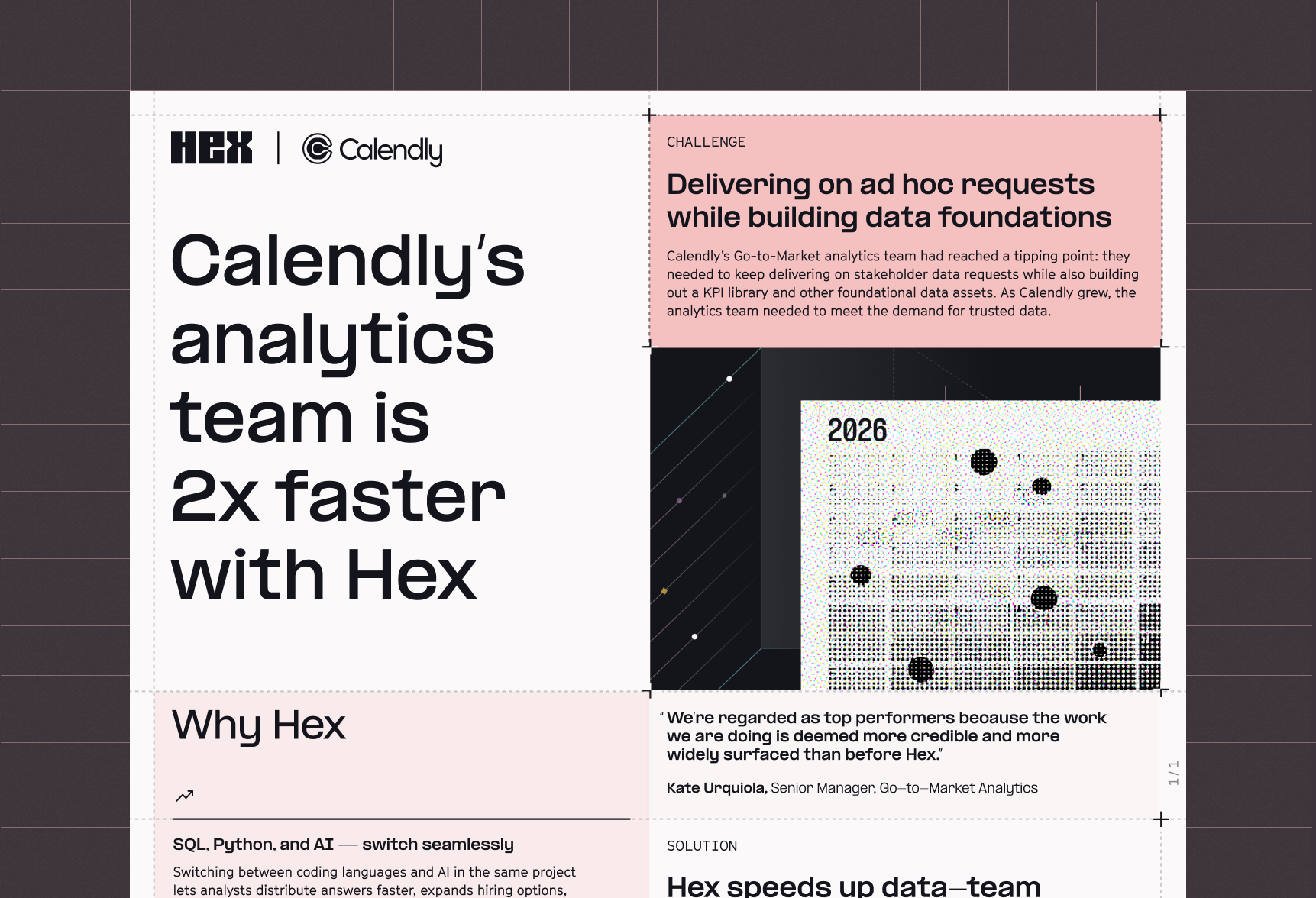 Calendly: 2x faster with Hex