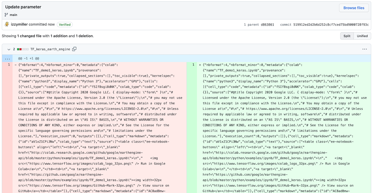 I wonder which 2 characters of this notebook were changed in this pull request?