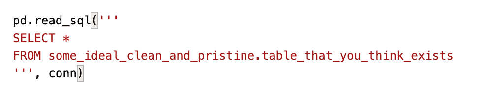 pandas-readsql