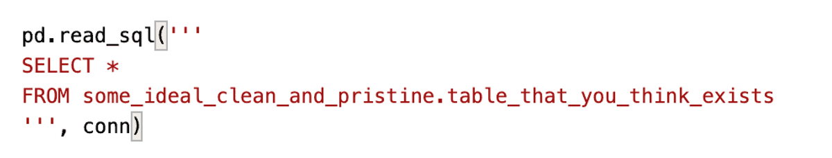 pandas-readsql