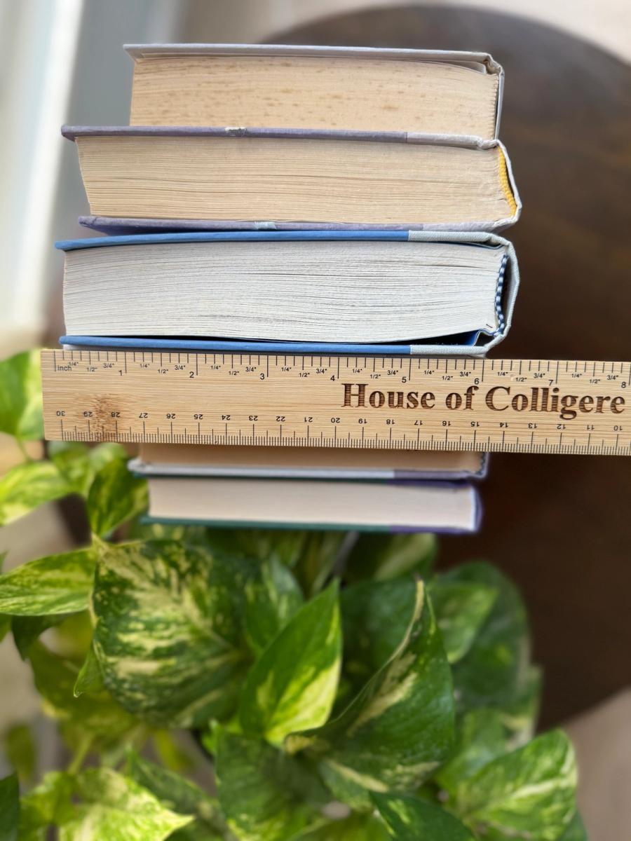 Curated collection of lavender, lilac, orchid, and violet books with soft tonal variation and floral-inspired color.
