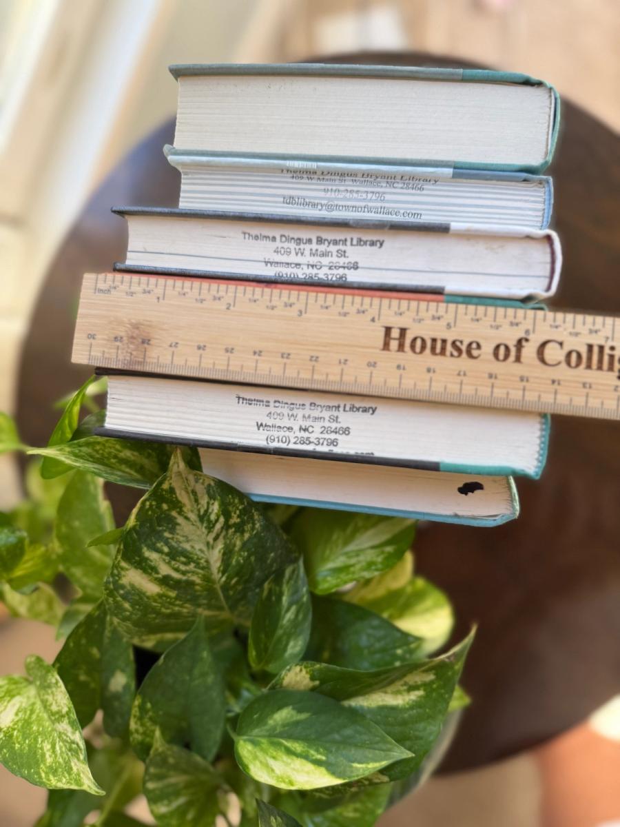 Curated collection of soft blue, aqua, seafoam, and muted coastal-toned books.
