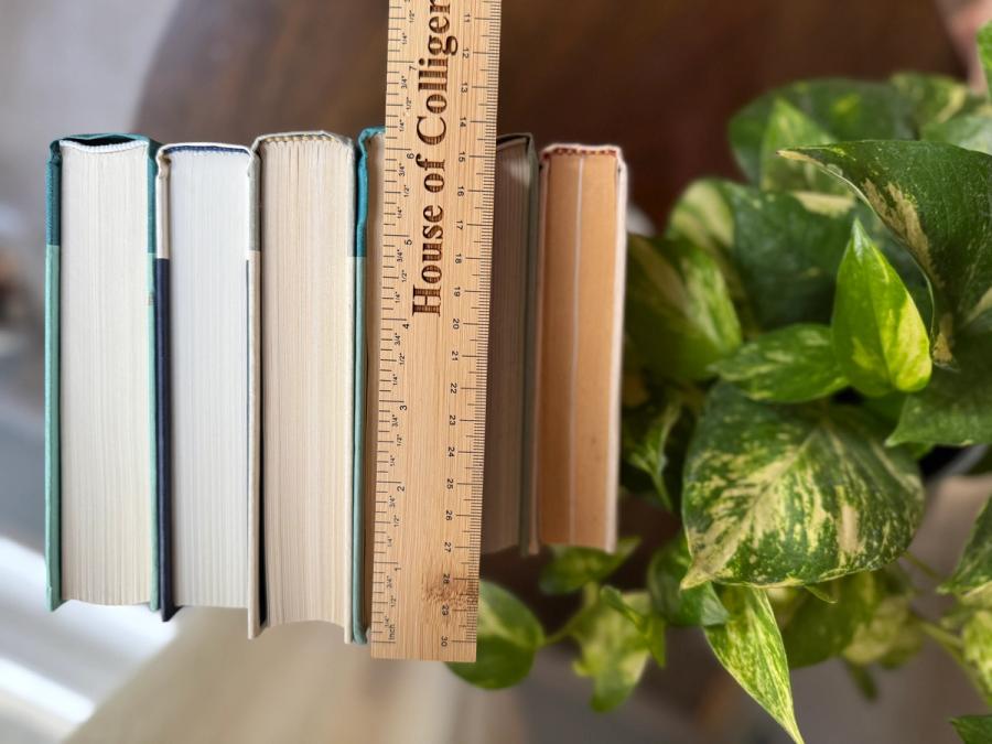 Curated collection of white, pale blue, sand, and soft coastal-neutral books with an airy, sun-faded look.