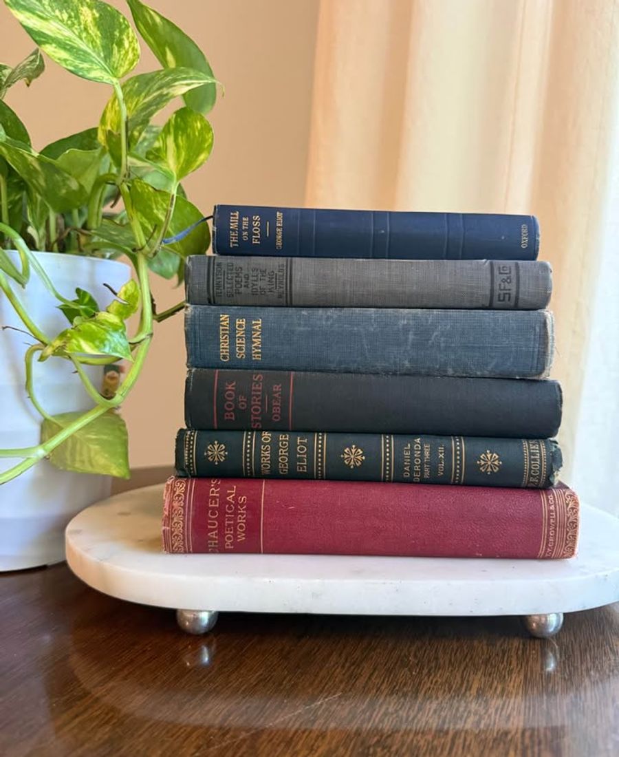 Vintage clothbound worn