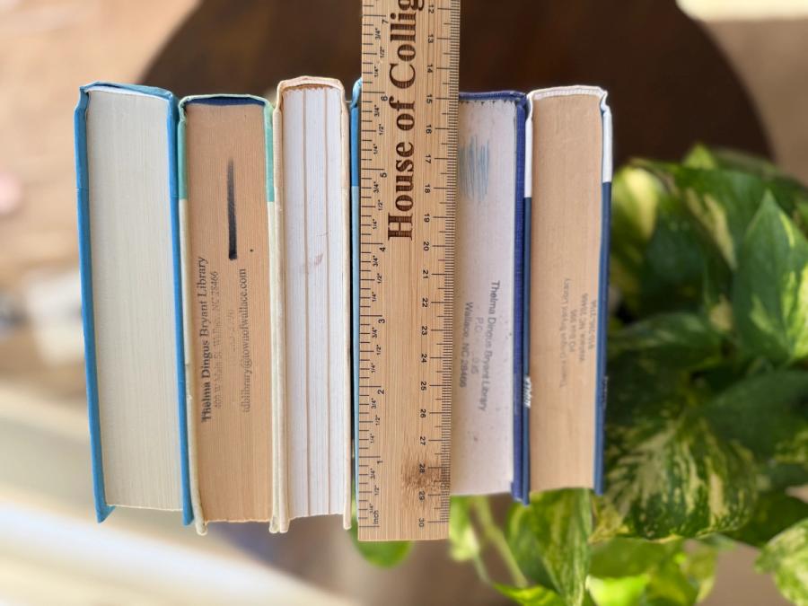 Curated collection of soft blue, aqua, seafoam, and muted coastal-toned books.