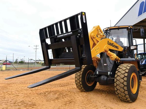 hydraulic palet fork front loader