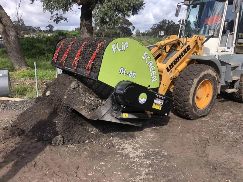 screening bucket for wheel loade
