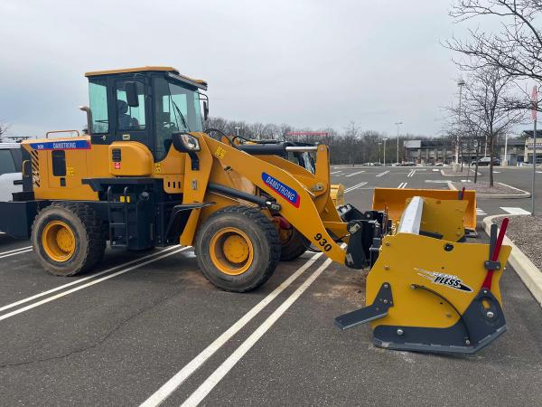 two dump trailers upened up