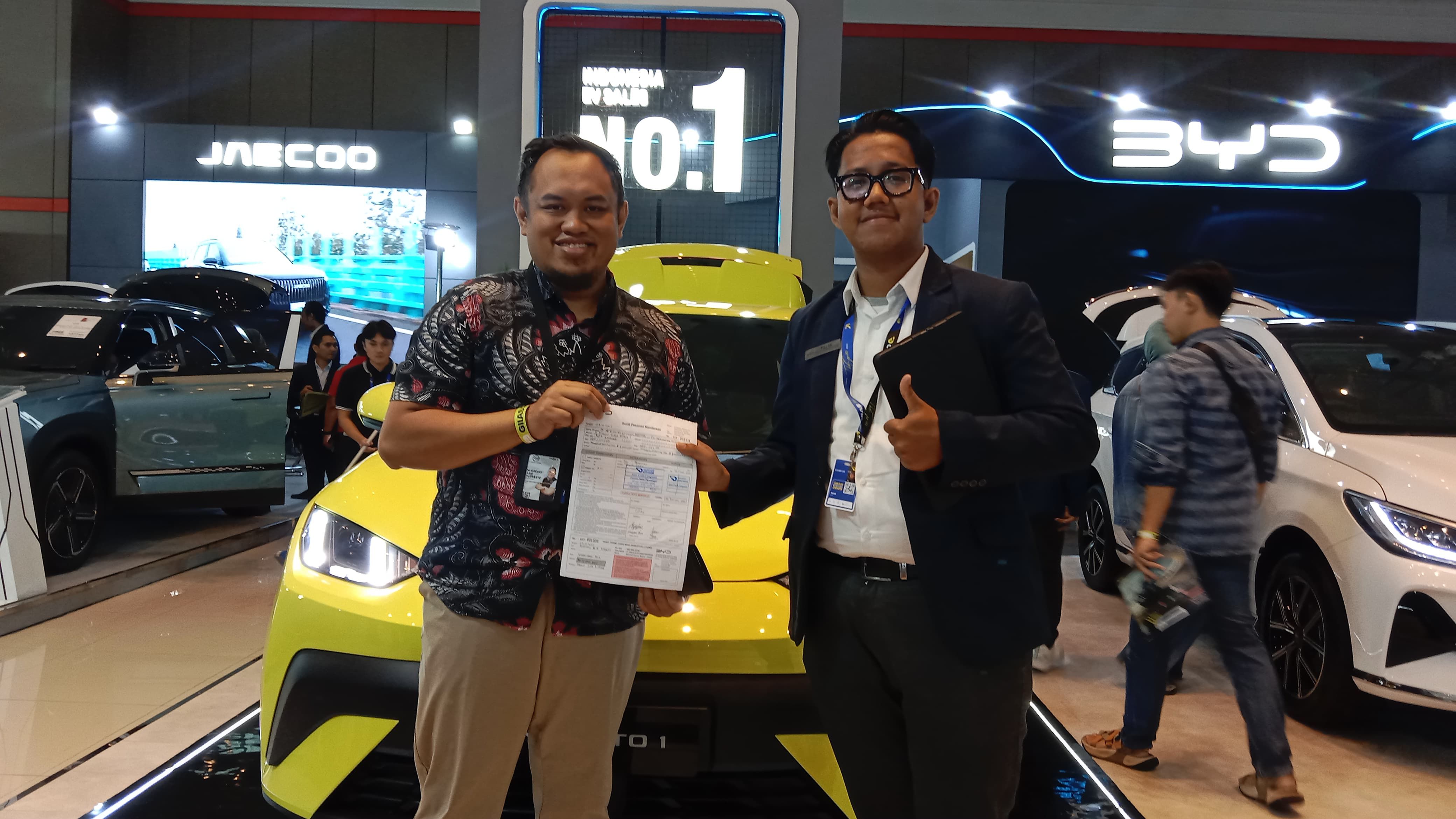 Handover Atto 1 kepada Mr. Z di Tangerang