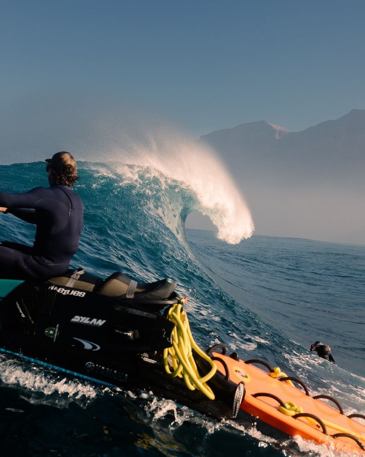 I had the luck to capture a mission with Lanzarote's big wave team. It was a day full of…