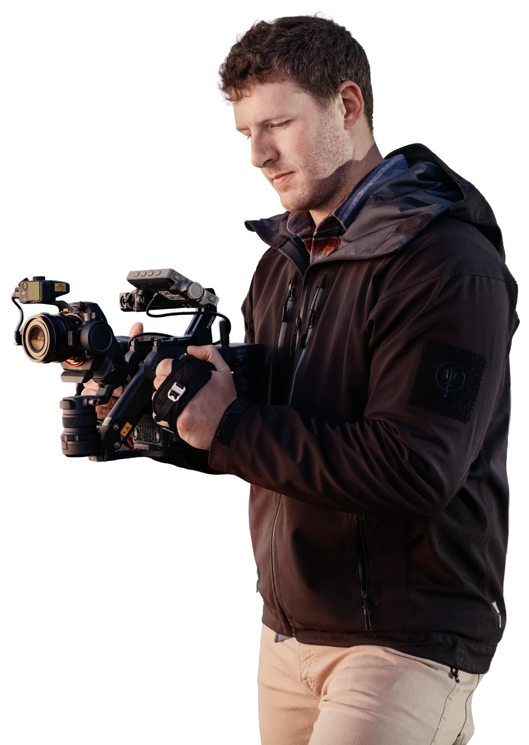 Shane Yeager on the camera