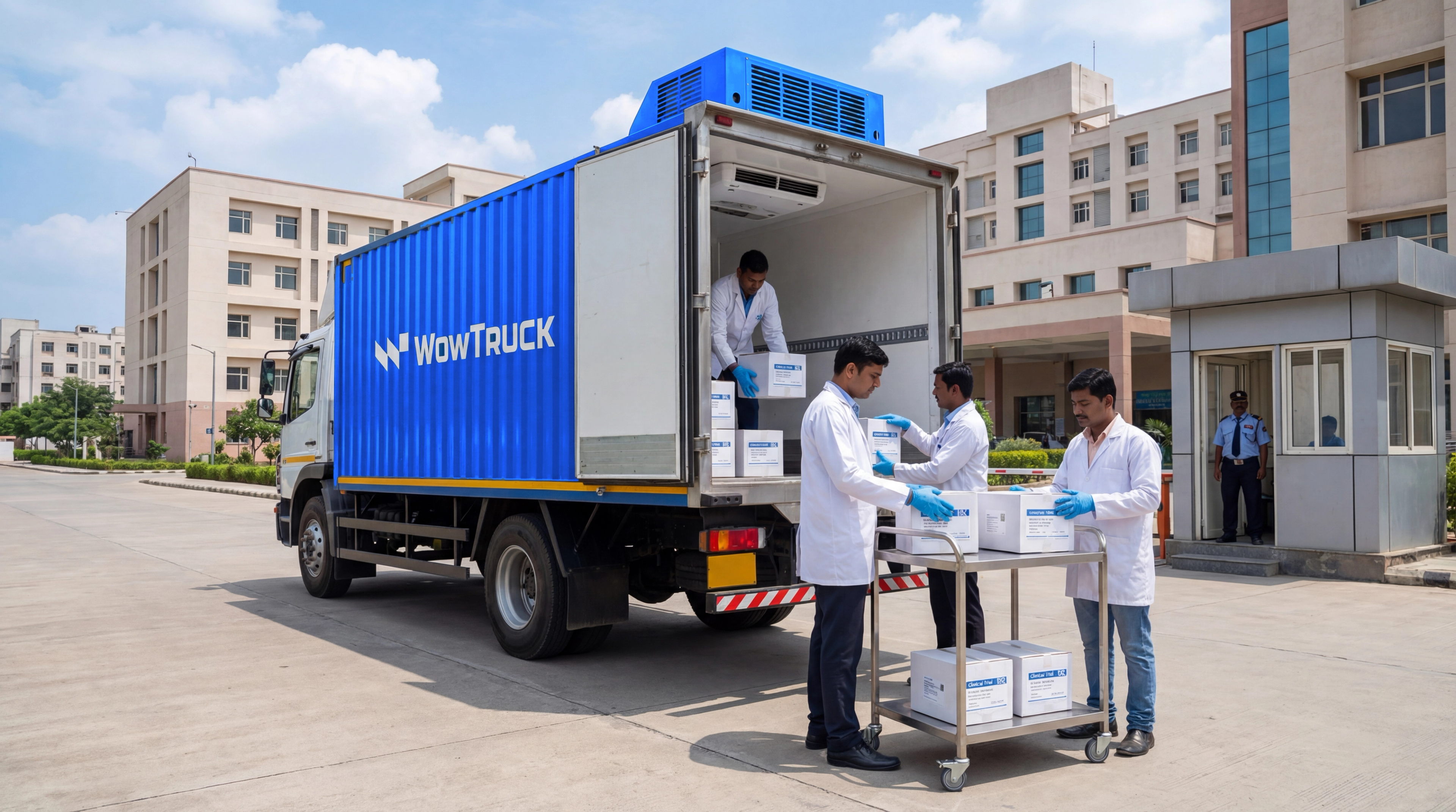 Clinical trial logistics with precise site coordination