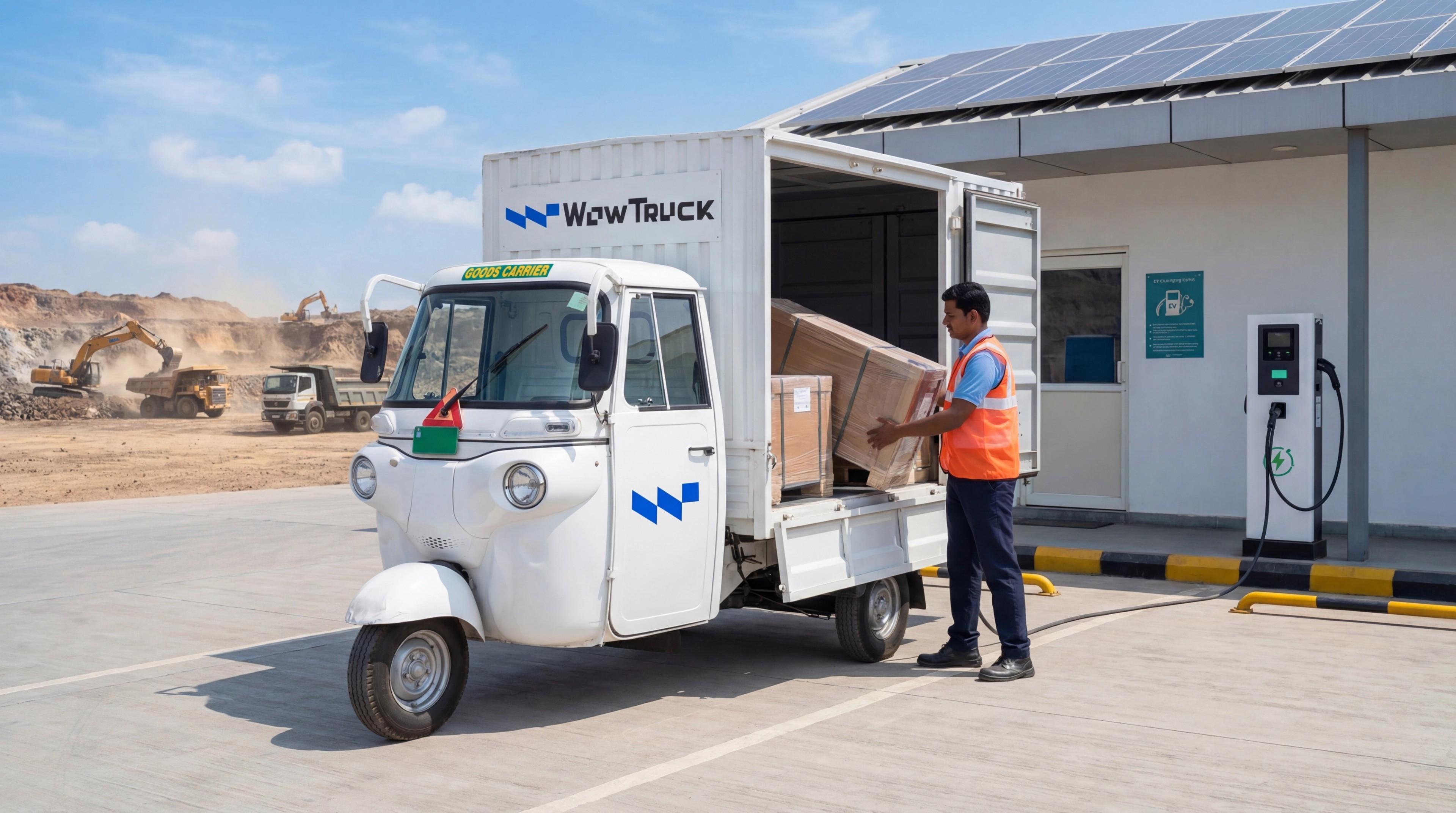 Sustainable freight operations with green logistics fleet