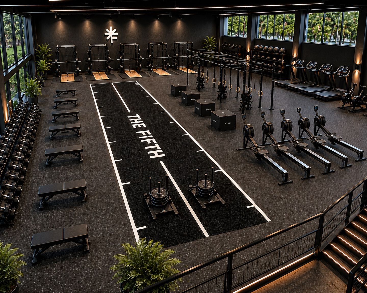 The Fifth gym floor