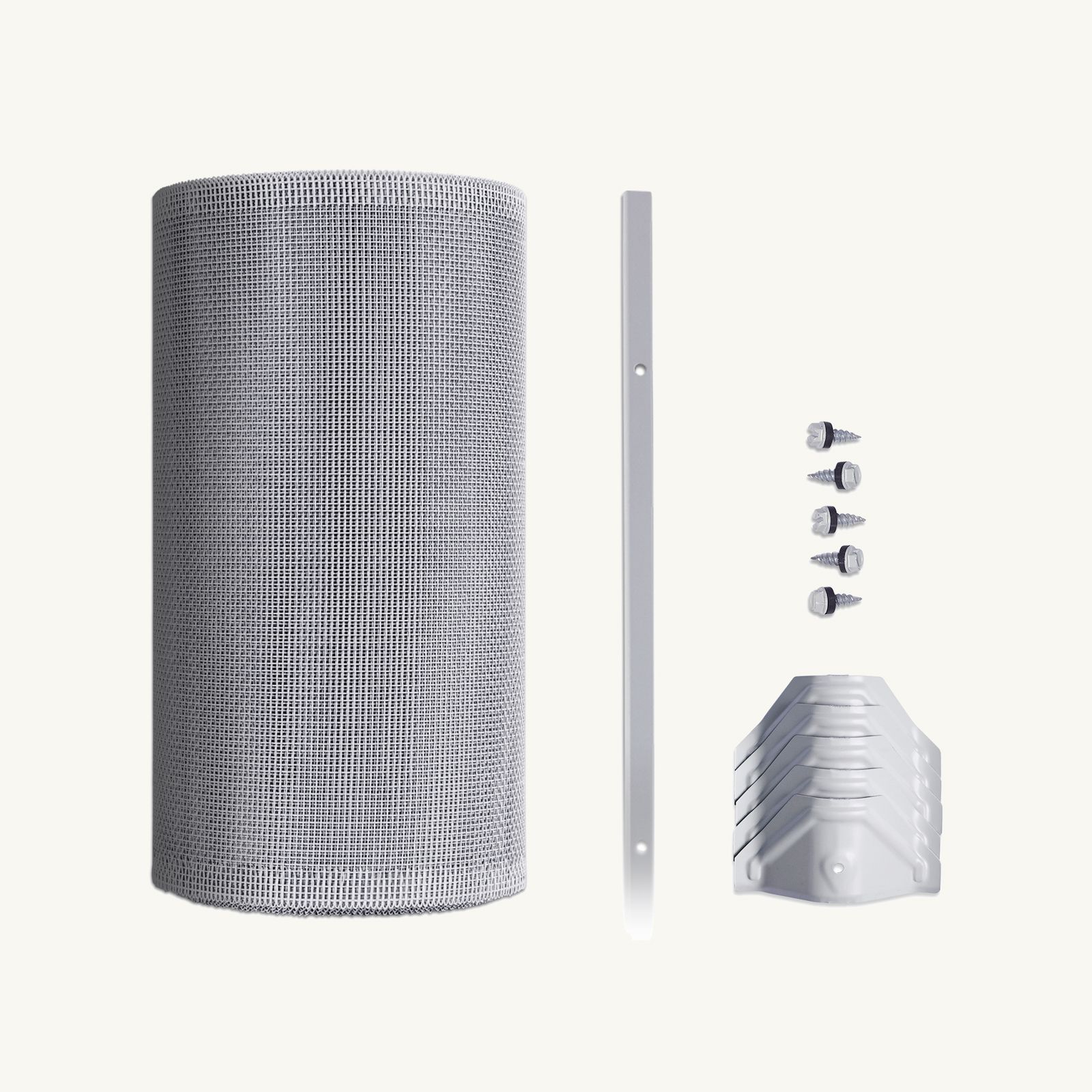 2mm Aluminium (Eaves Gutter Kit) Screw-Down Corrugated Saddles, Screw-Down Standard Gutter Trim, 250mm - 1