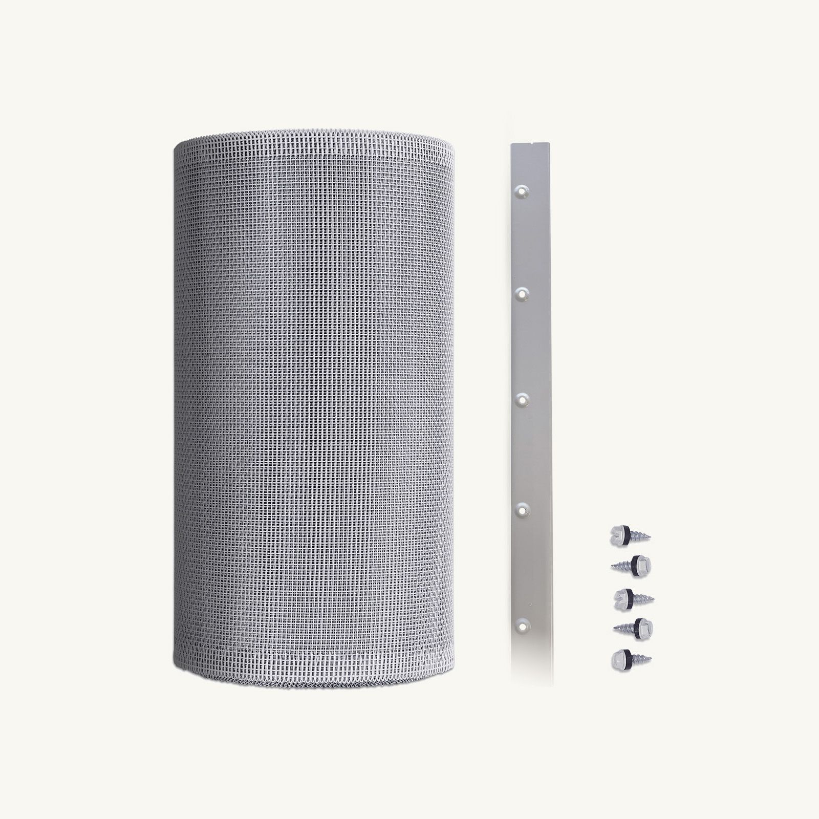 2mm Aluminium (Eaves Gutter Kit) Screw-Free Flat Profile, No Trim, 250mm - 1