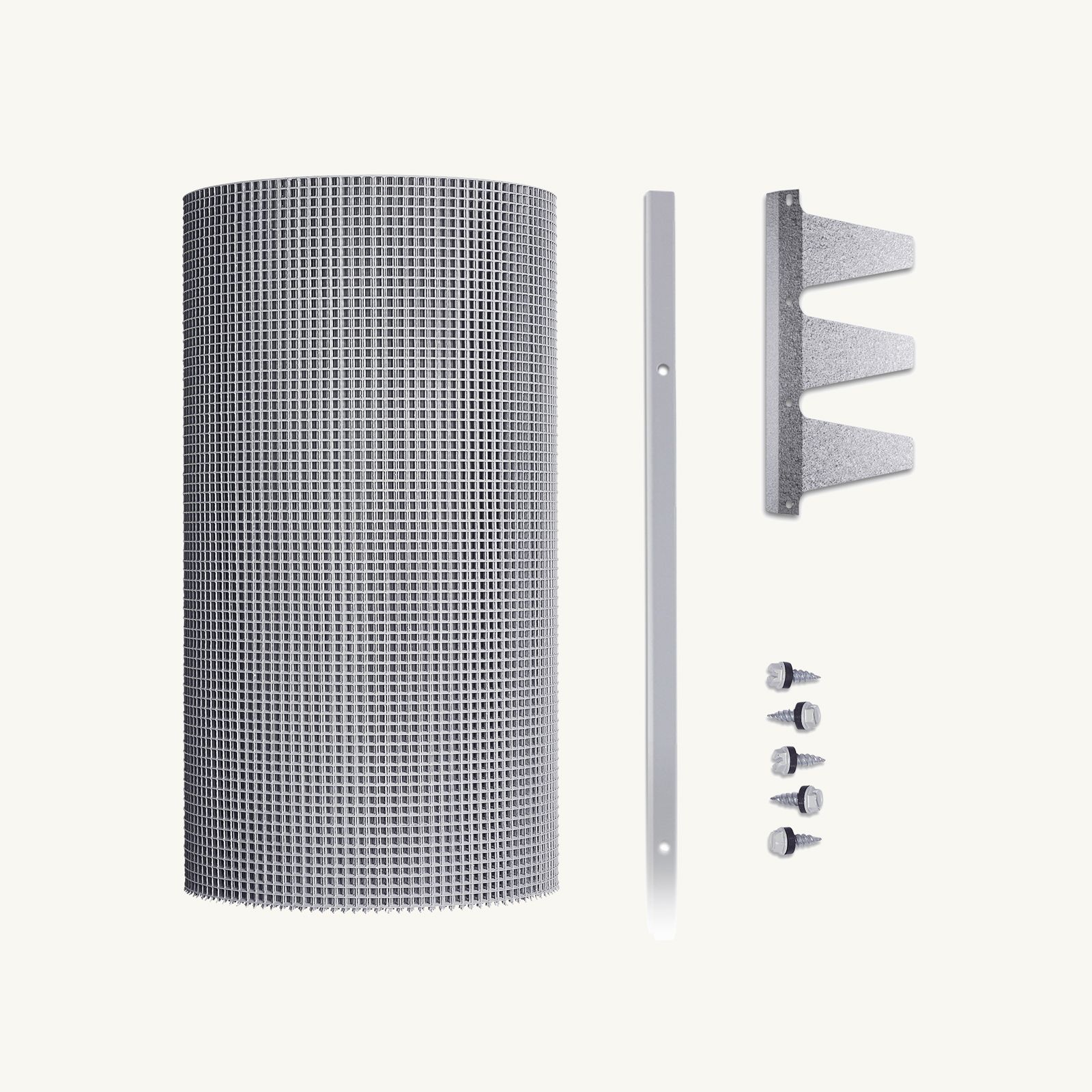 5.4mm Steel (Eaves Gutter Kit) Screw-Down Spandek Profile, Screw-Down Standard Gutter Trim, 450mm - 1
