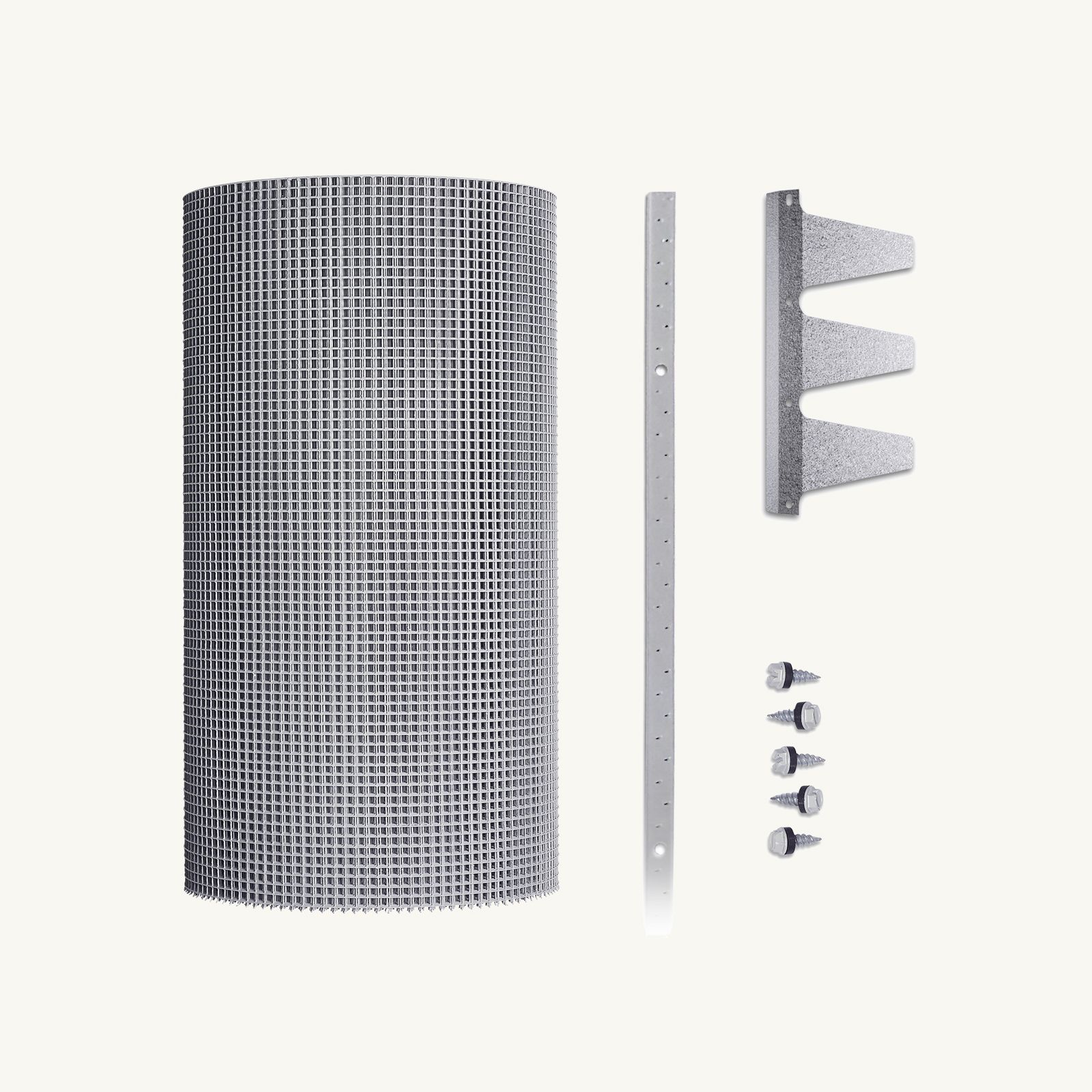 5.4mm Steel (Eaves Gutter Kit) Screw-Down Spandek Profile, Screw-Down Multi-Lock Trim, 300mm - 1