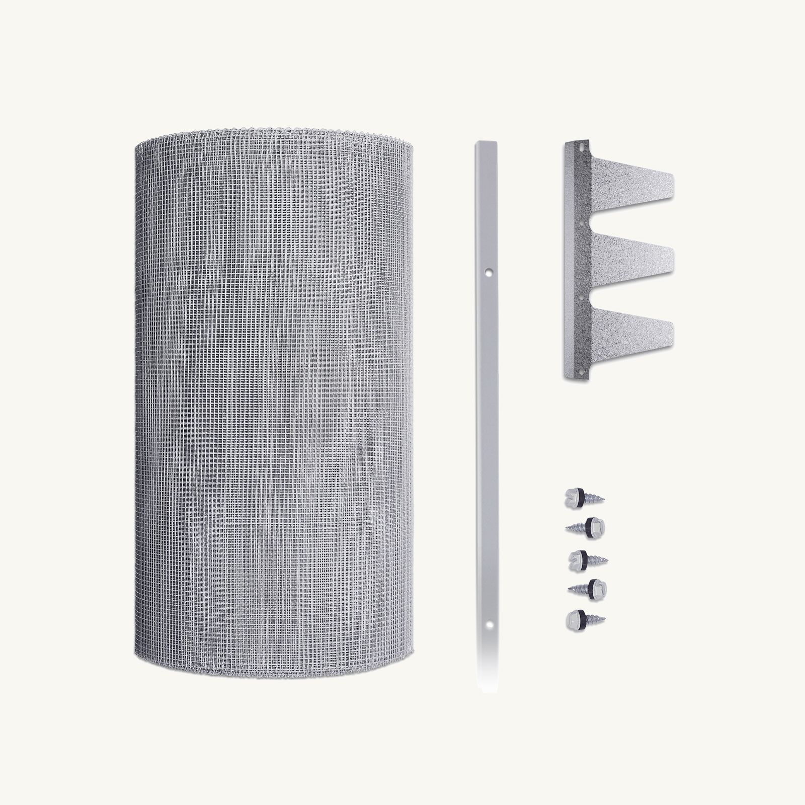 4mm Steel (Eaves Gutter Kit) Screw-Down Spandek Profile, Screw-Down Standard Gutter Trim, 450mm - 1