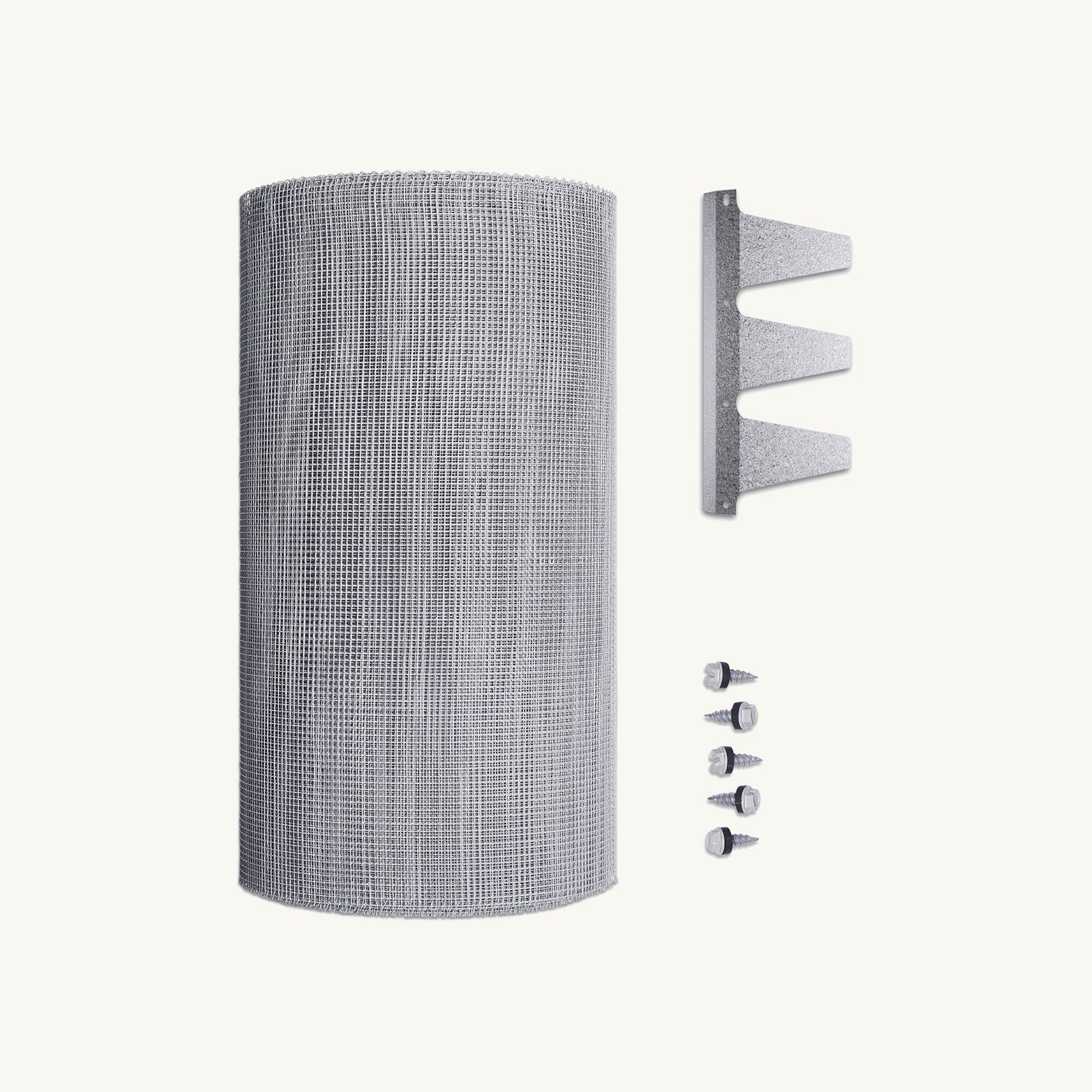 4mm Steel (Eaves Gutter Kit) Screw-Down Spandek Profile, No Trim, 300mm - 1