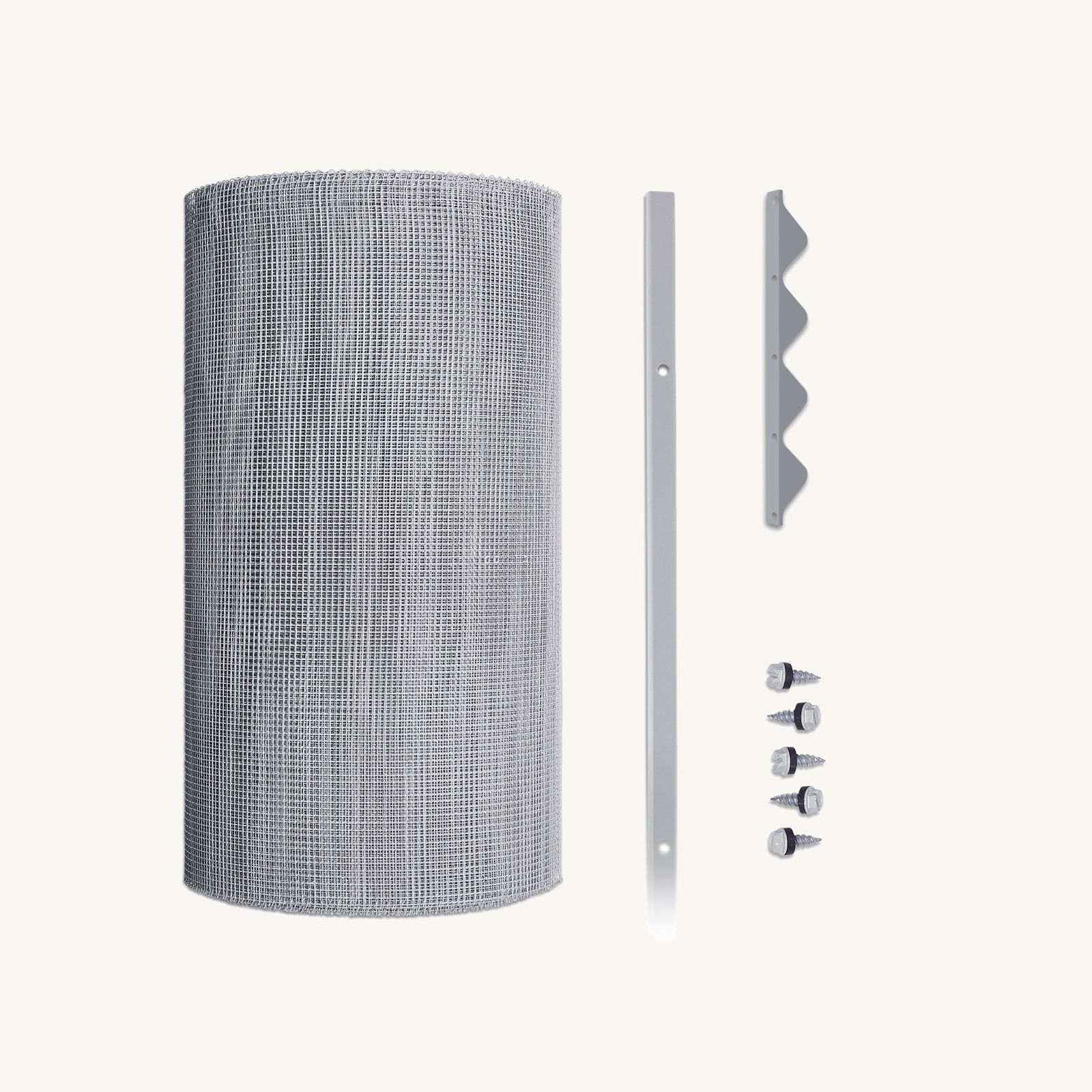 4mm Steel (Eaves Gutter Kit) Screw-Down Bullnose Profile, Screw-Down Standard Gutter Trim, 300mm - 1