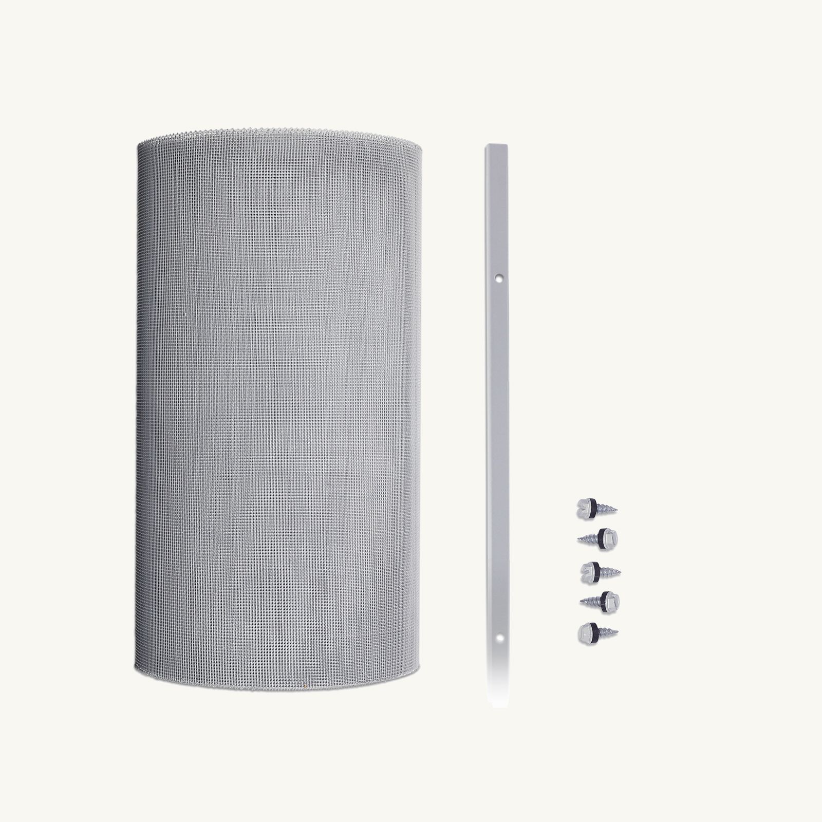 2mm Steel (Eaves Gutter Kit) Klip-Lok, Roof-Side Screws Only, No Saddles, Screw-Down Standard Gutter Trim, 300mm - 1