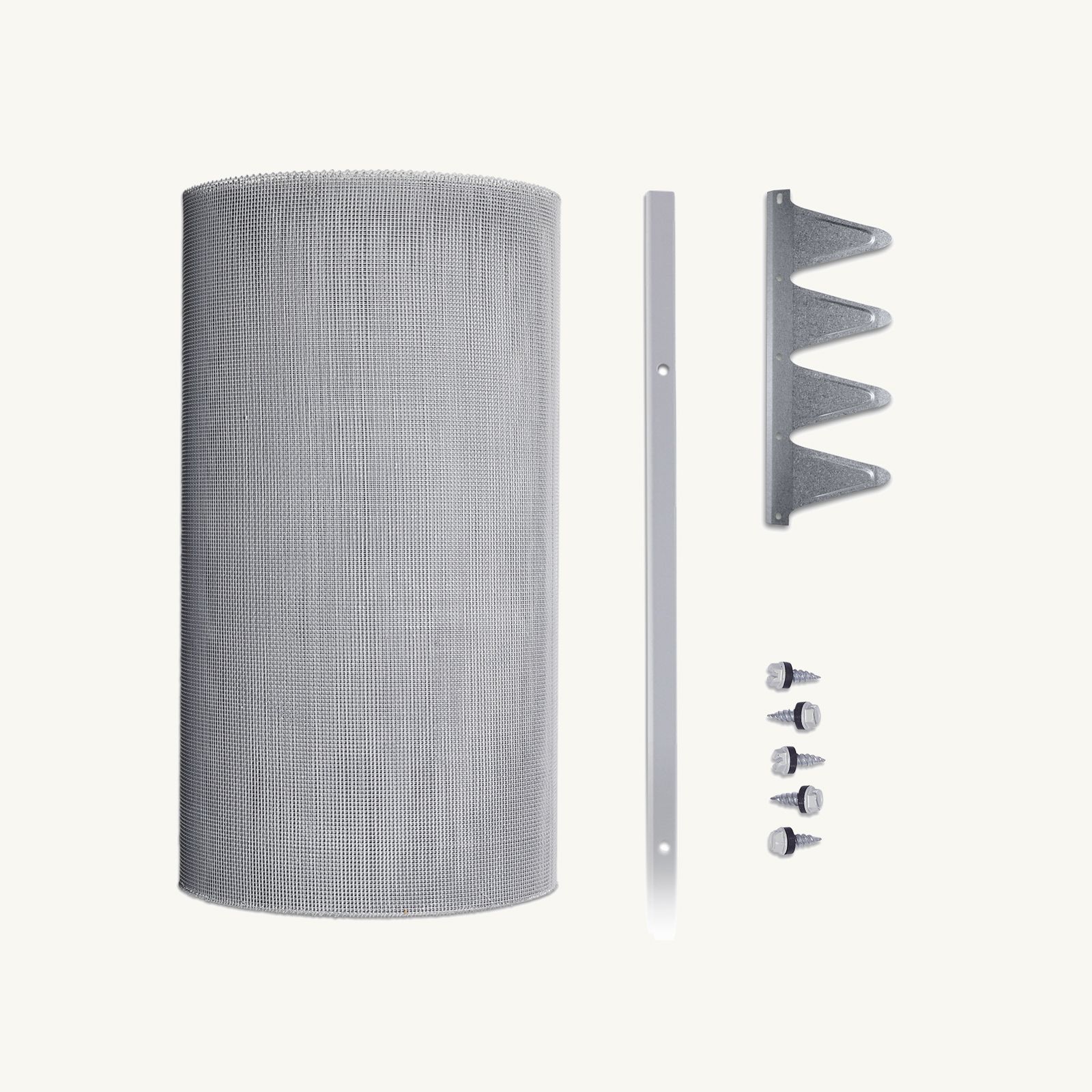 2mm Steel (Eaves Gutter Kit) Screw-Down Corrugated Profile, Screw-Down Standard Gutter Trim, 300mm - 1