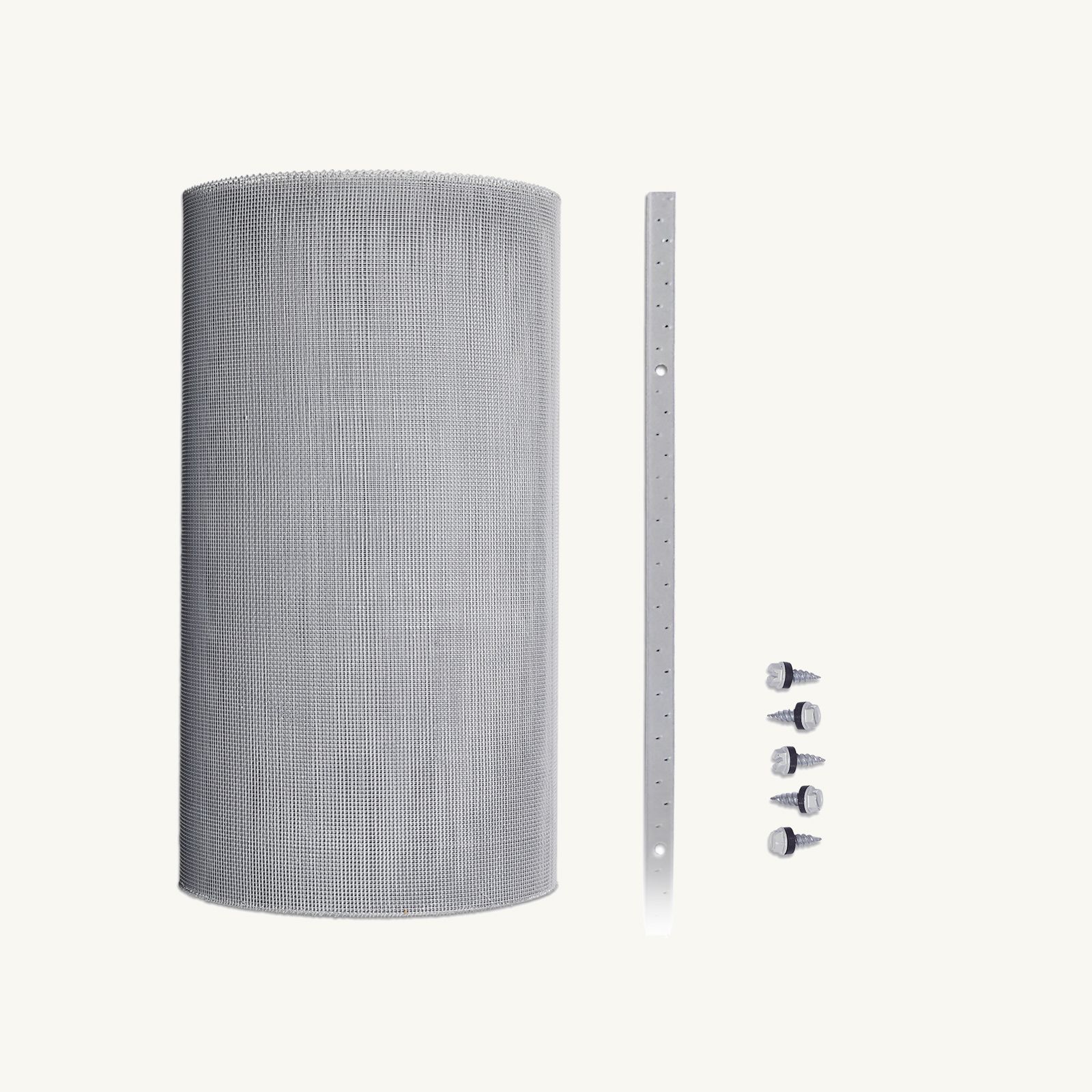 2mm Steel (Eaves Gutter Kit) Klip-Lok, Roof-Side Screws Only, No Saddles, Screw-Down Multi-Lock Trim, 915mm - 1