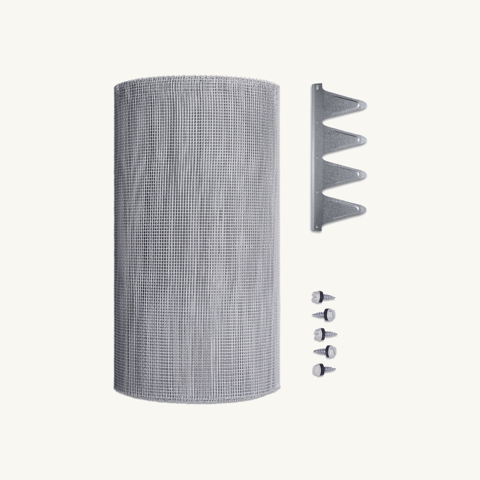 4mm Steel (Eaves Gutter Kit) Screw-Down Corrugated Profile, No Trim, 600mm - 1