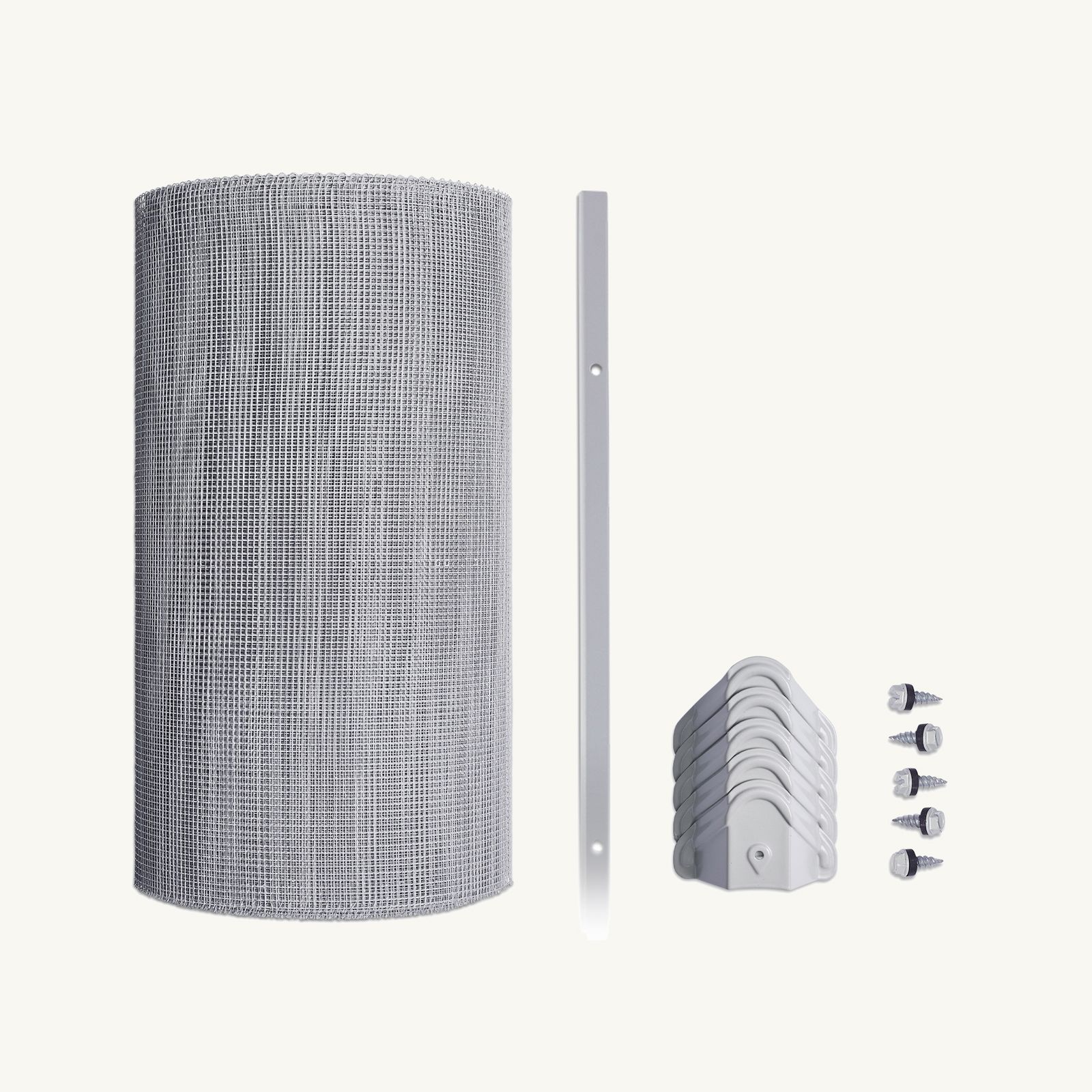 4mm Steel (Eaves Gutter Kit) Screw-Down Trimdek Saddles, Screw-Down Standard Gutter Trim, 300mm