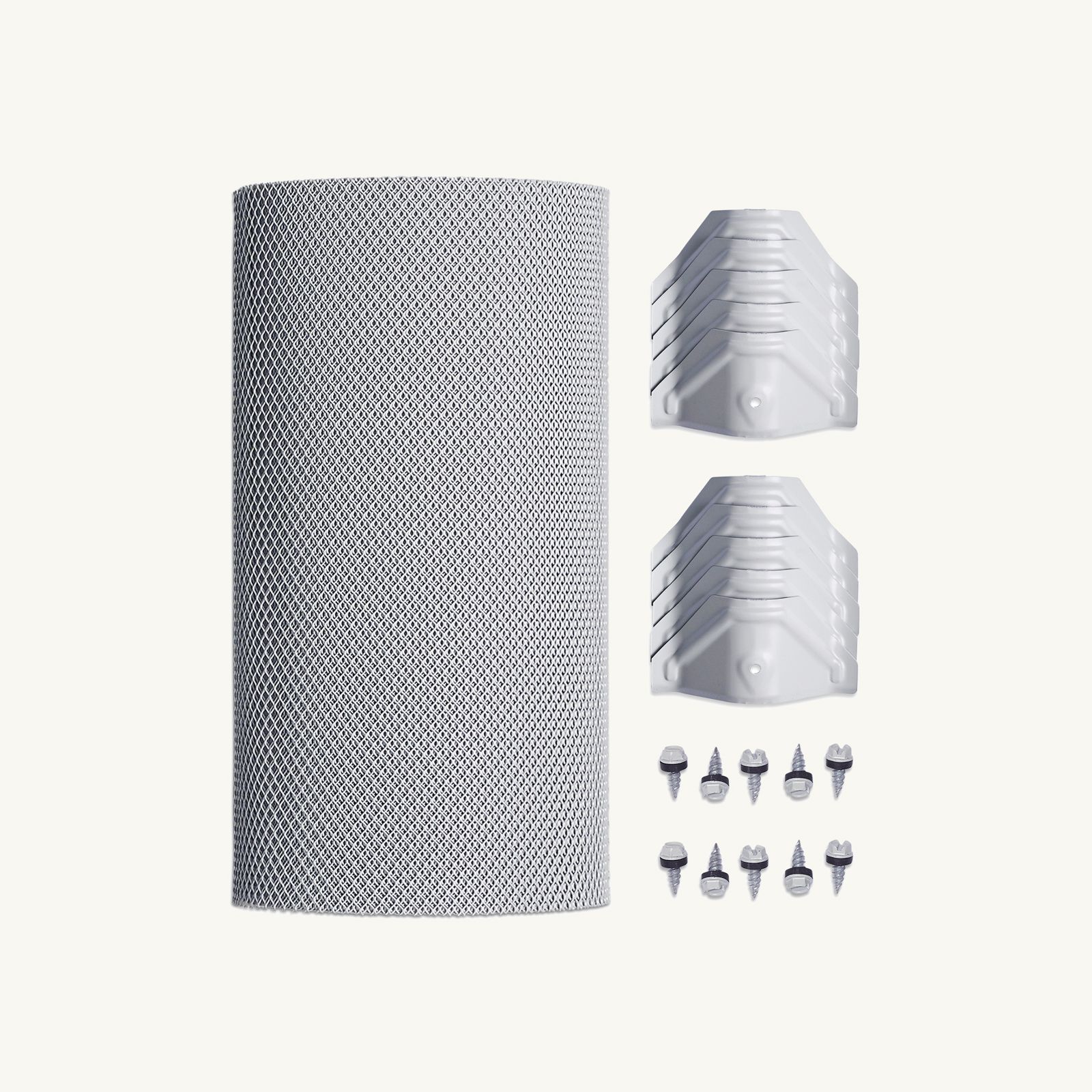 4mm Aluminium (Box Gutter Kit) Screw-Down Corrugated Saddles, 250mm