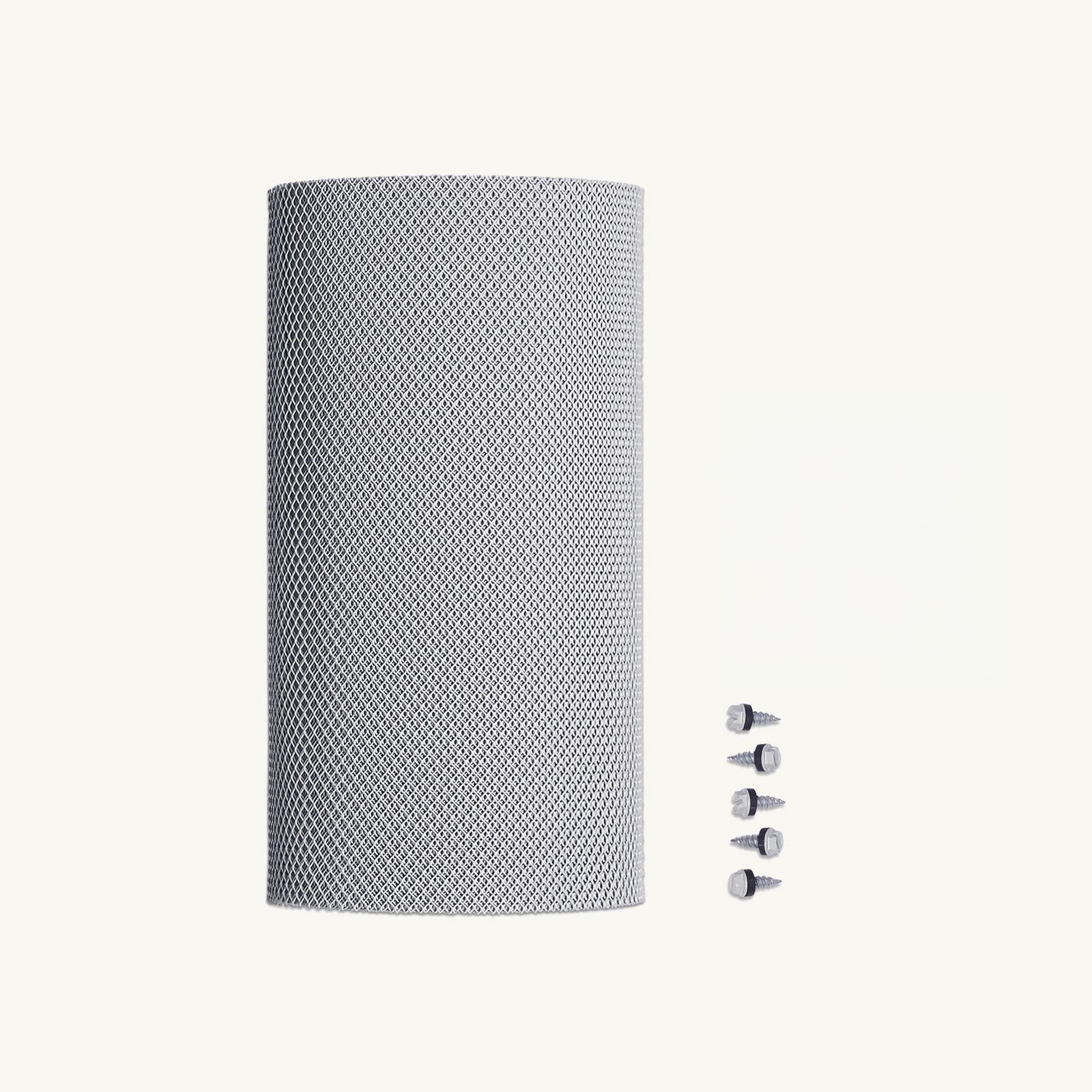 4mm Aluminium (Eaves Gutter Kit) Tile Roof, No Trim, 500mm - 1