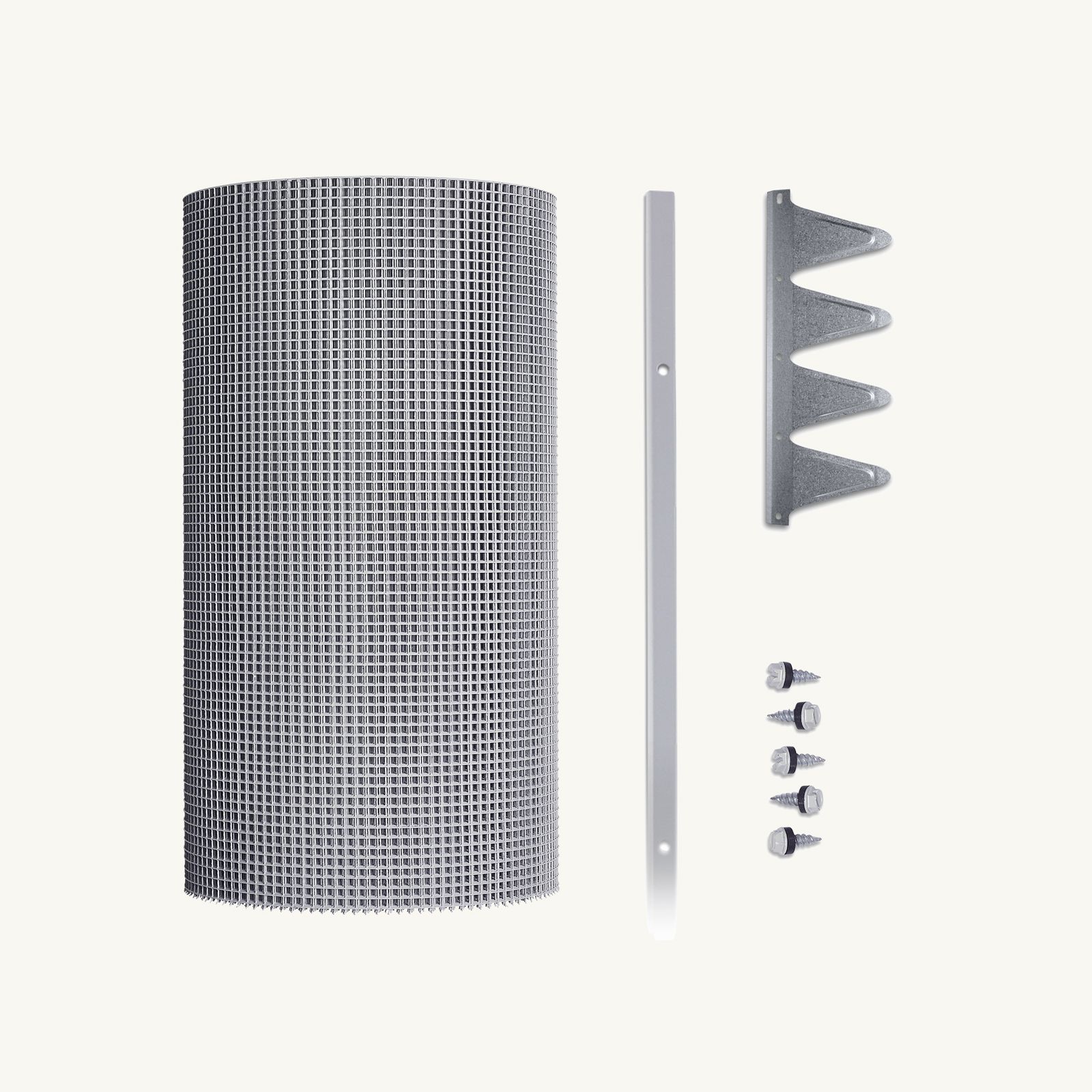 5.4mm Steel (Eaves Gutter Kit) Screw-Down Corrugated Profile, Screw-Down Standard Gutter Trim, 300mm - 1