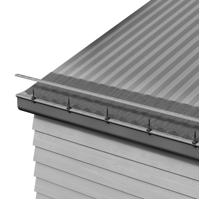 I don't want screws in my gutter