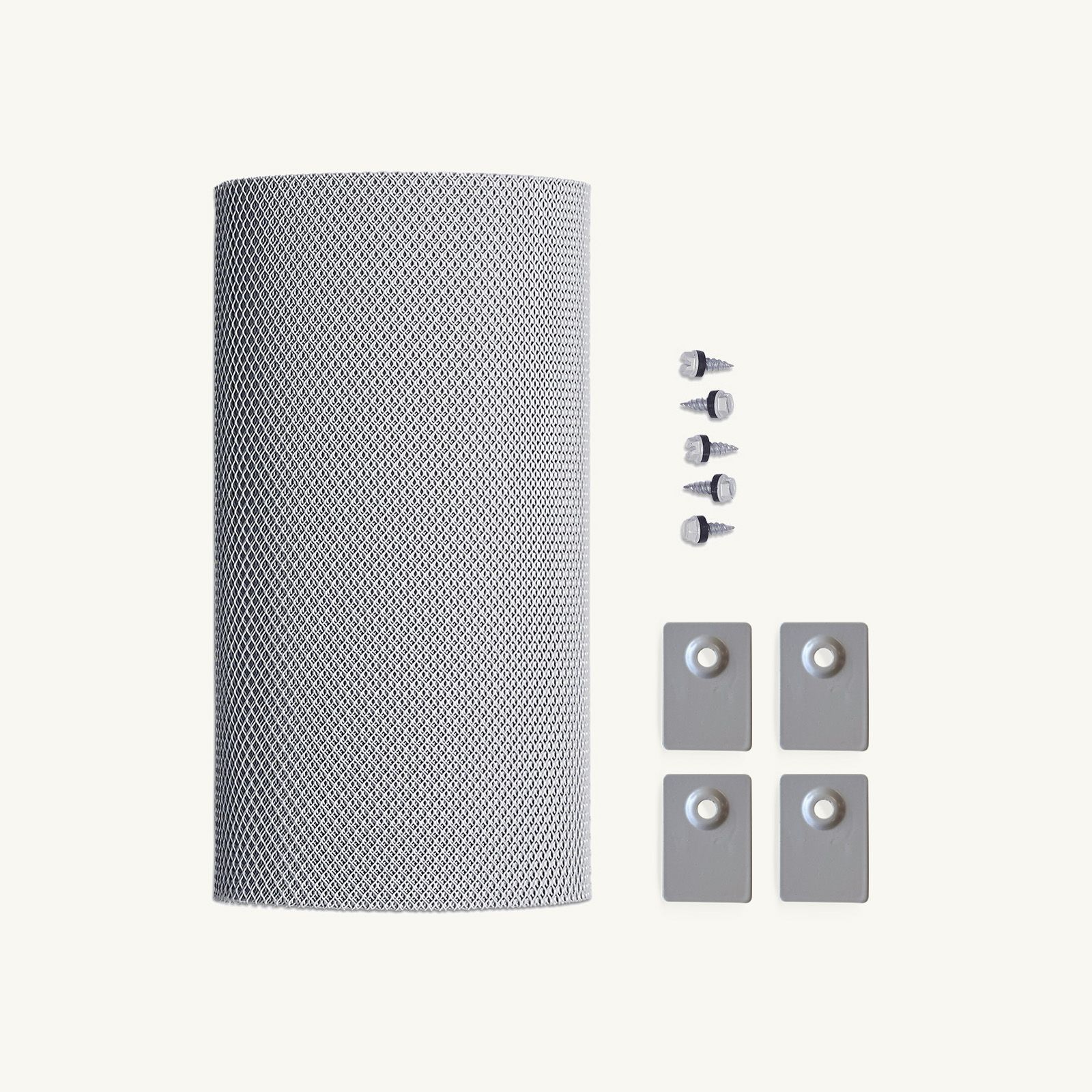 4mm Aluminium Ultra (Eaves Gutter Kit) Screw-Free Mini Profile, No Trim, 250mm - 1