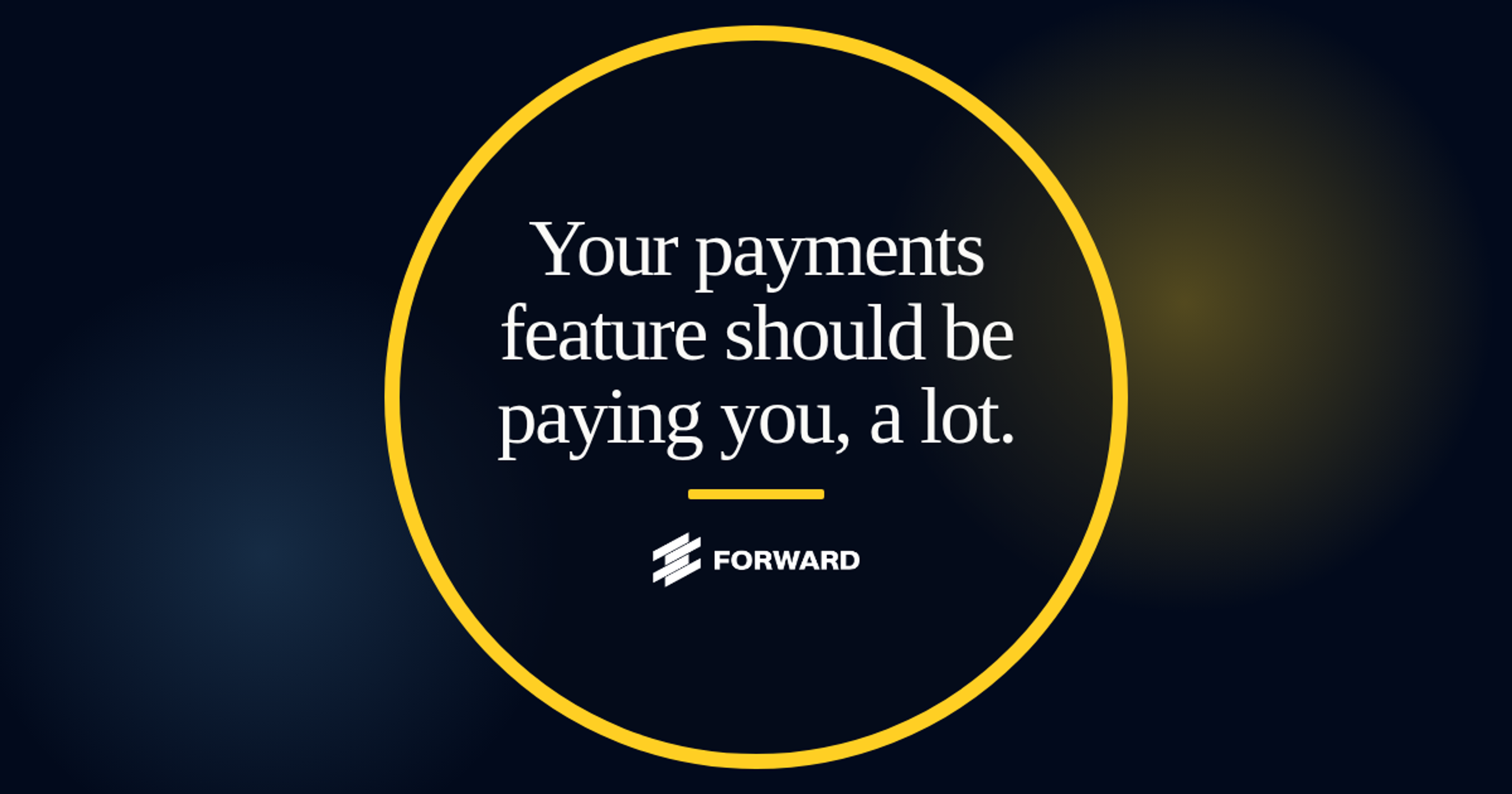 Your payments feature should be paying you, a lot. thumbnail