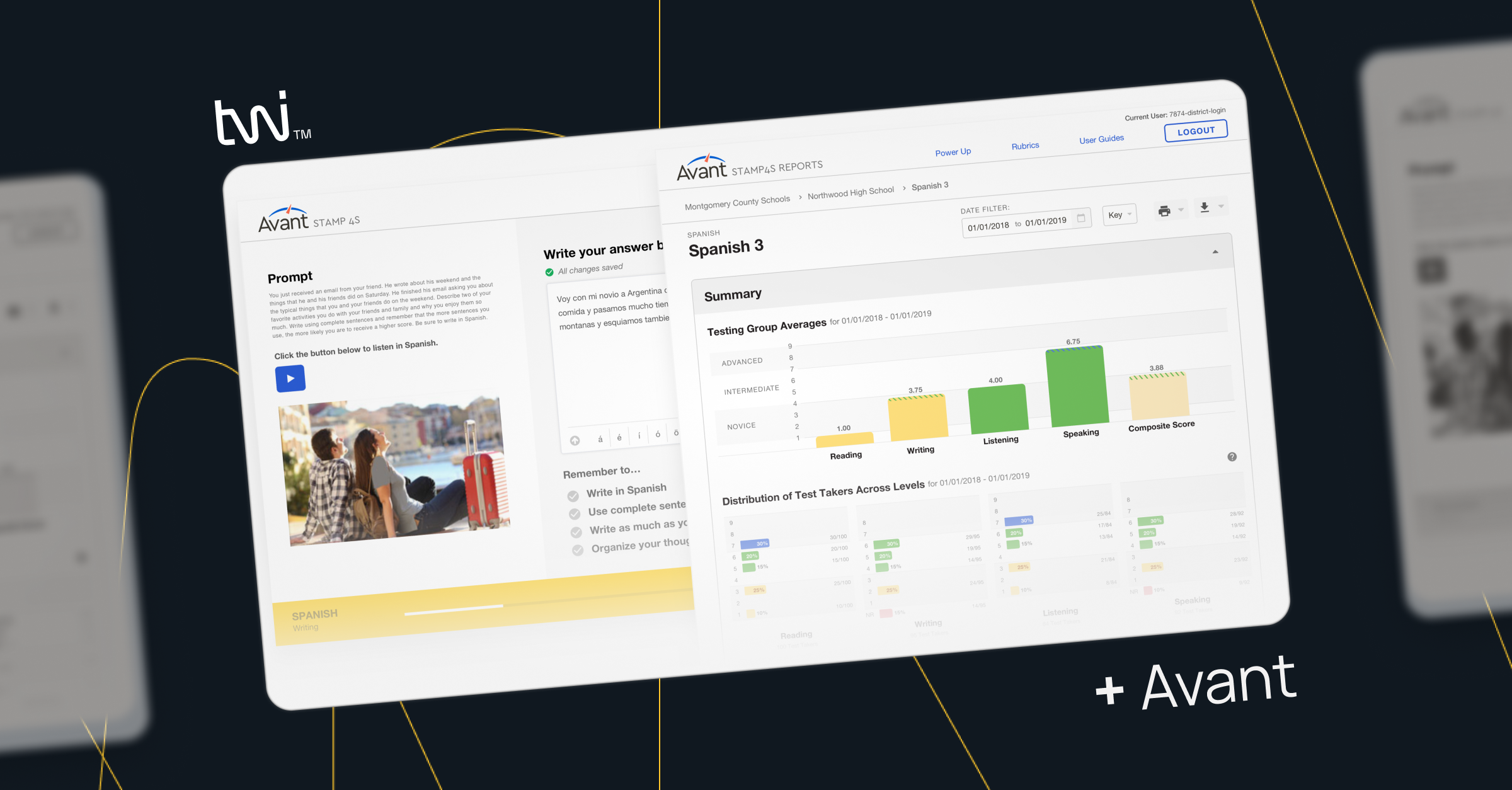 Avant Assessment Online Language Testing Platform