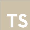 Typescript logo in tan