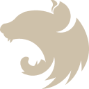 NestJs logo in tan