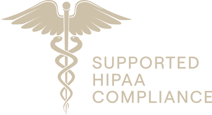 Supported HIPAA compliance logo