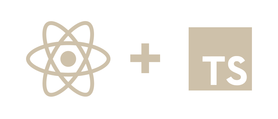 React & TypeScript logos