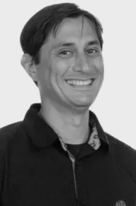 Image of Staff Software Engineer Louis in black and white