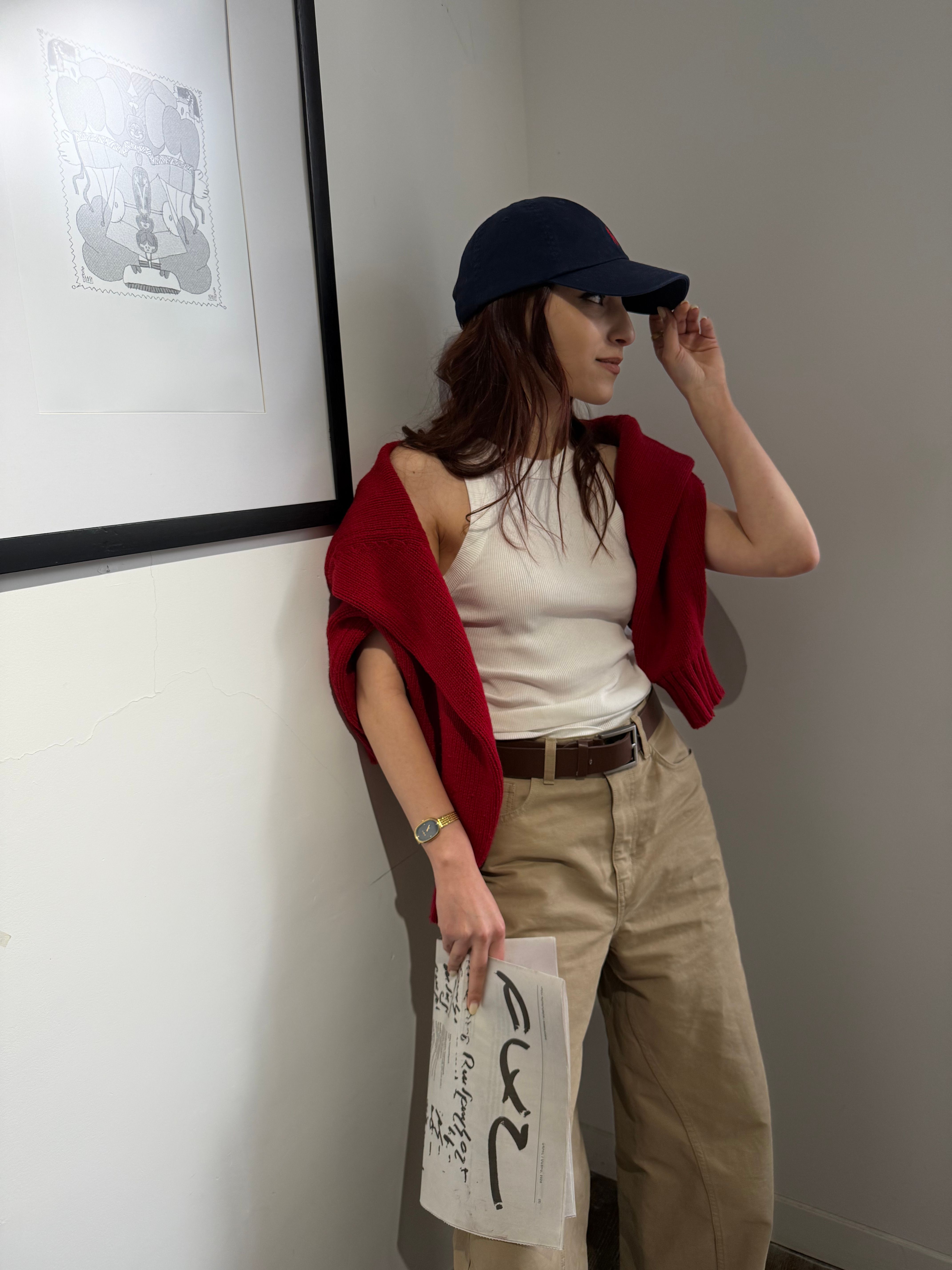 Barrel Cotton Trousers