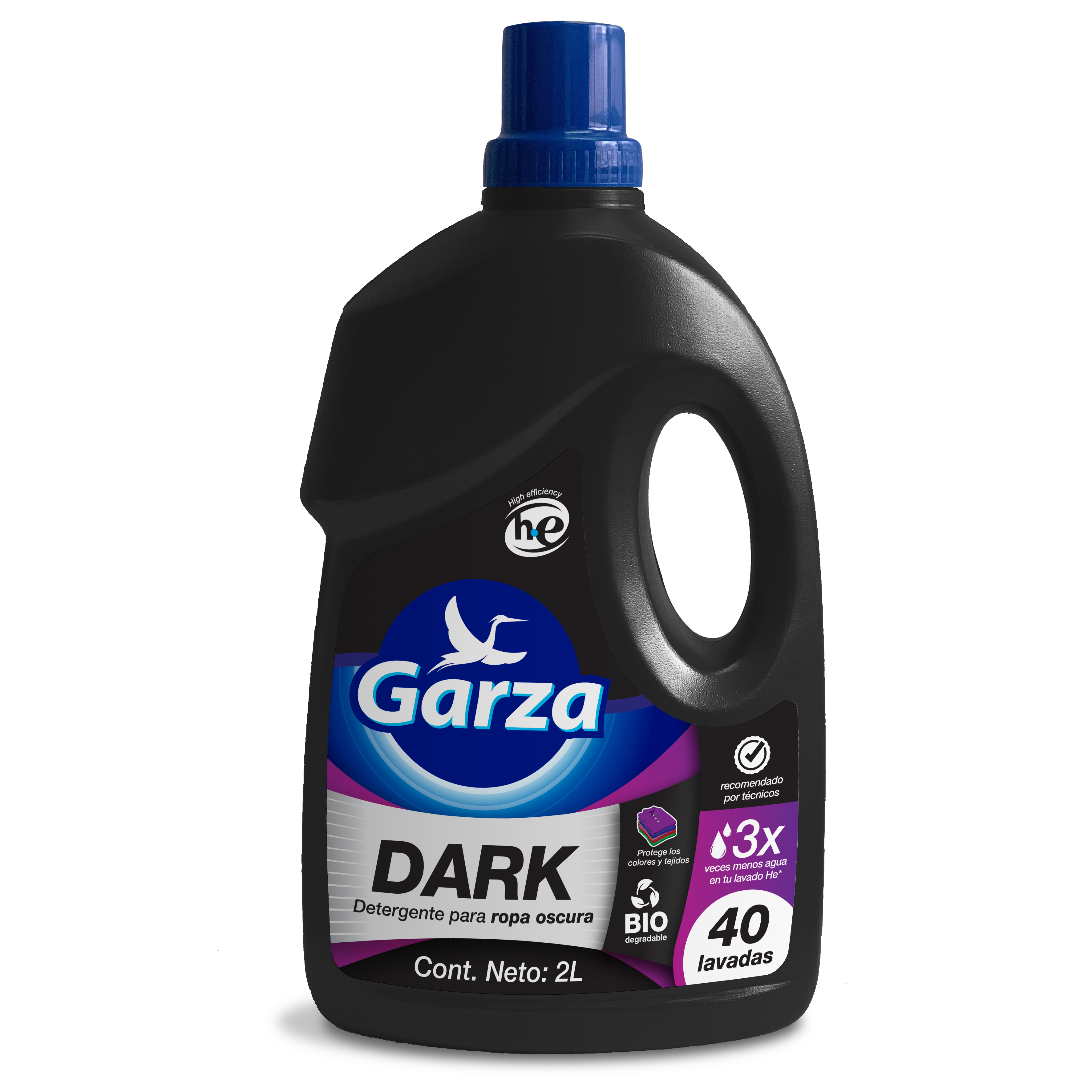 Garza Dark - Detergente Líquido para Ropa Oscura