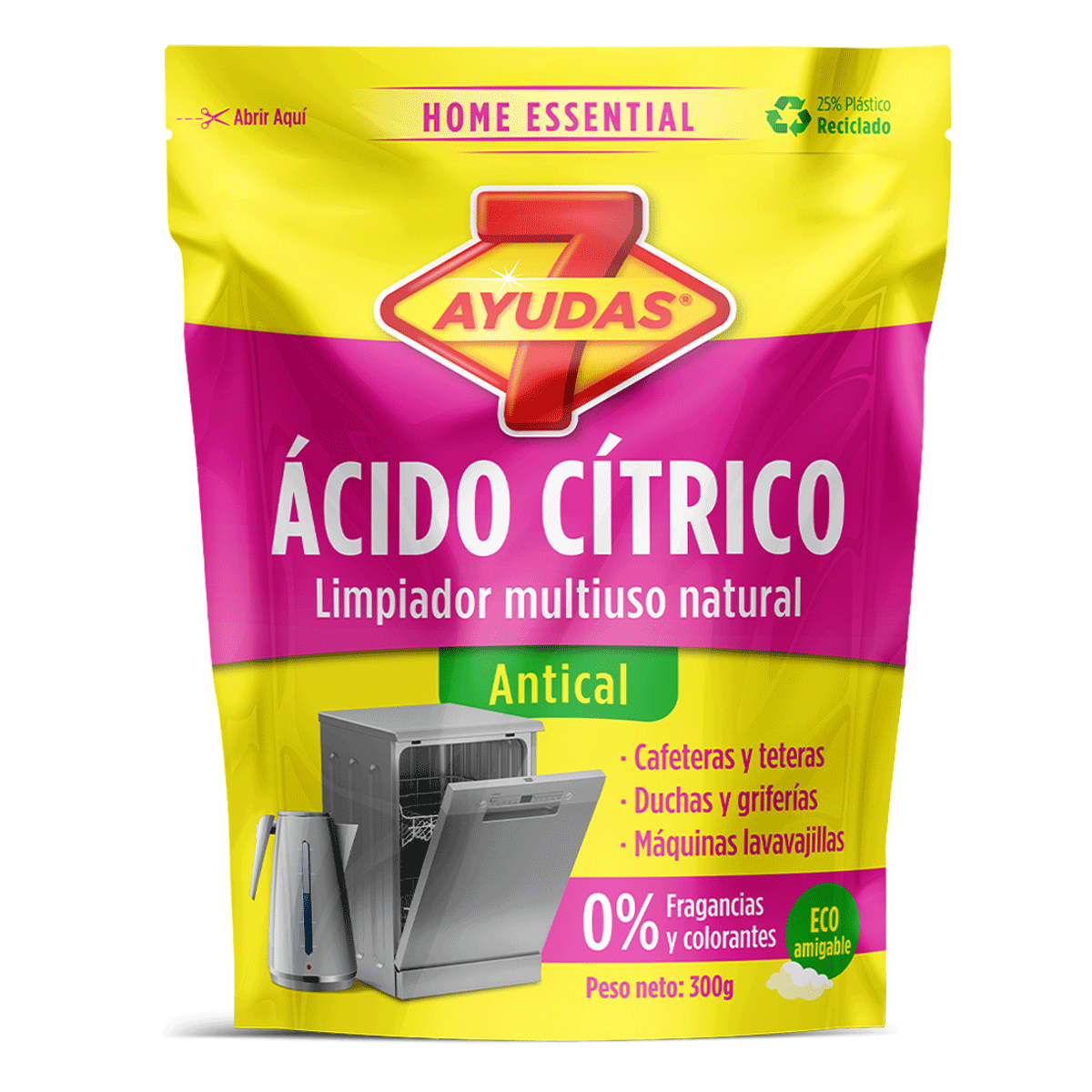 Ácido Cítrico - Limpiador Multiuso