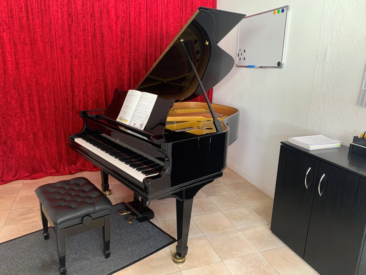 Steinway-Flügel im Studio von Erika Neufeld