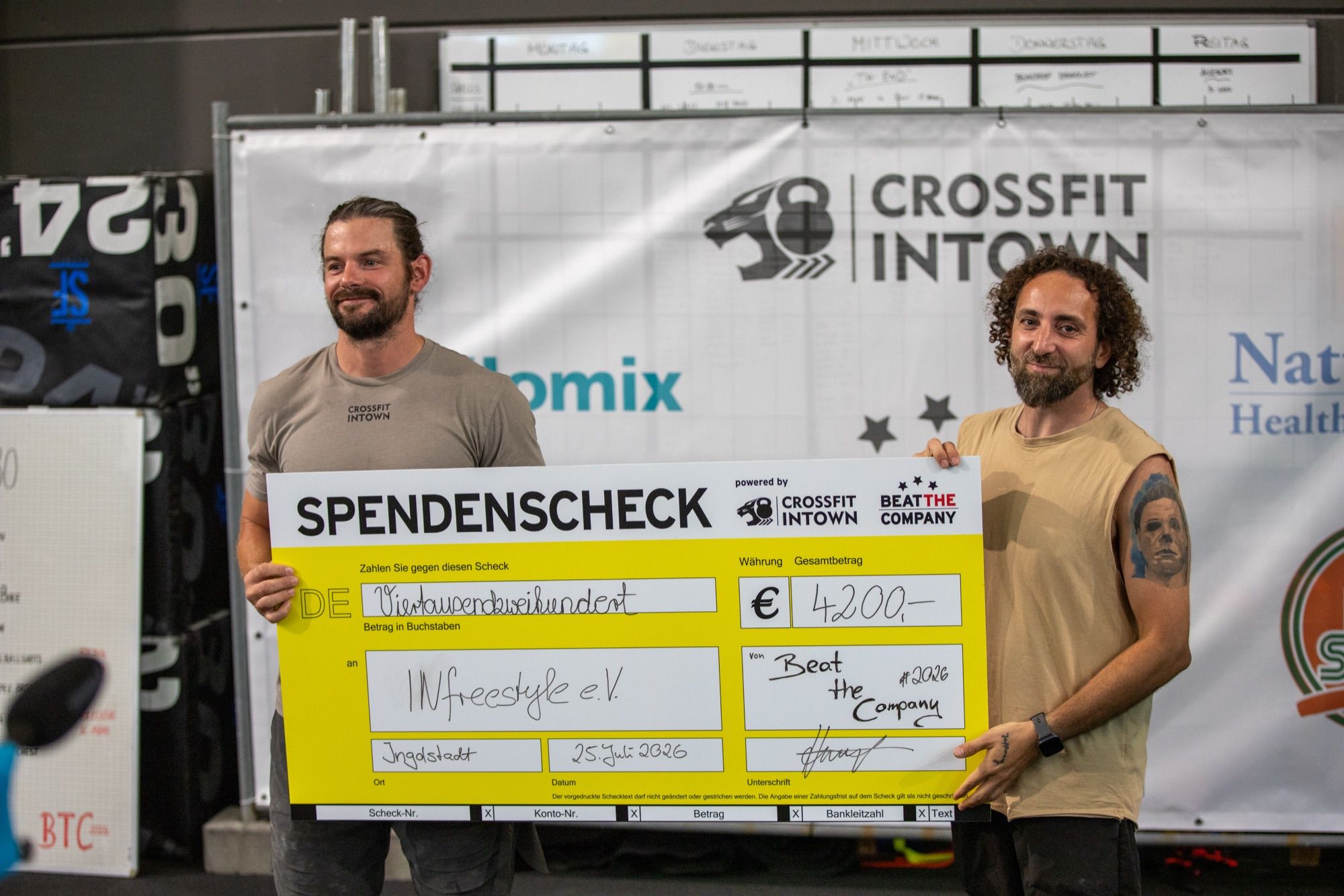Beat the Company 2026: Über 4.200 € für INfreestyle e. V.
