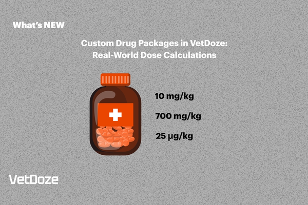 Custom Drug Packages in VetDoze: Real-World Dose Calculations